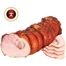 Schweinefleischrolle mit Knoblauch, gepö.. Schweinefleischrolle mit Knoblauch, gepö..