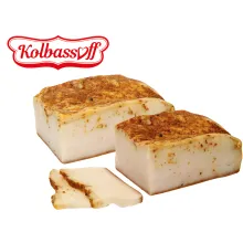 Копченое и соленое сало  со специями