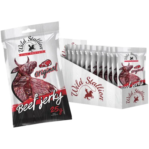 WILD STALLION Beef Jerky Original Говядина сушёная, маринованая, готовая к употреблению.