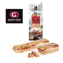 Schweinespeck gesalzen, mit Knoblauch Schweinespeck gesalzen, mit Knoblauch