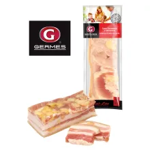 Schweinespeck mit Knoblauch Schweinespeck mit Knoblauch