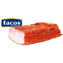 Schweinebauchspeck, flüssig gewürzt, geb.. Schweinebauchspeck, flüssig gewürzt, geb..