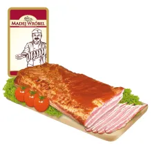 Räucherspeck mit Schwarte und Knorpeln Räucherspeck mit Schwarte und Knorpeln