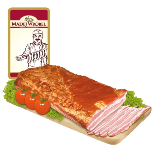 Räucherspeck mit Schwarte und Knorpeln Boczek parzony, wedzony