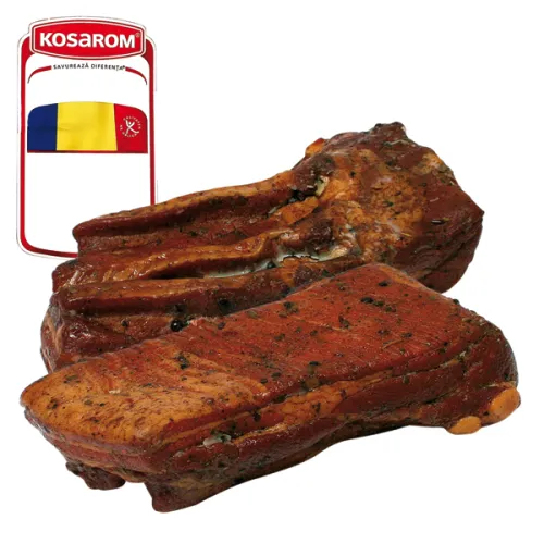 Piept de porc afumat - Свиное брюшко, вареное, копченое и приправленное