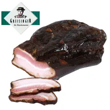 Bauchfleisch gepökelt, geräuchert und ge.. Bauchfleisch gepökelt, geräuchert und ge..