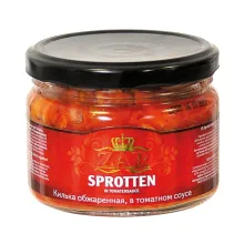Sprotten gebraten in Tomatensoße Sprotten gebraten in Tomatensoße