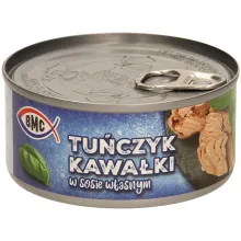 Кусочки тунца в собственном соку