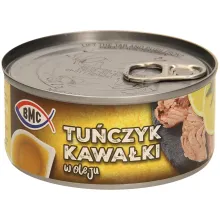 Кусочки тунца в масле