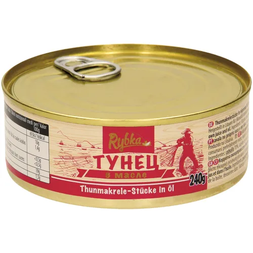 Филе тунца в масле