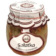 Gemüsesalat mit grünen Tomaten, pasteuri.. Gemüsesalat mit grünen Tomaten, pasteuri..