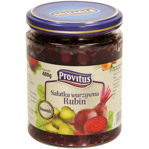 Свекольный салат с квашеным огурцом и луком. Пастеризованный.