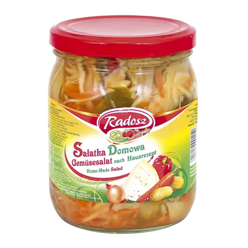 Gemüsesalat nach Hausrezept Salatka domowa