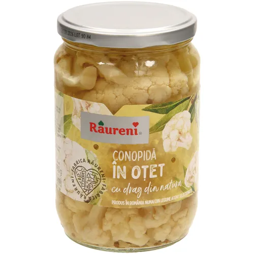 Conopida in otet - Eingelegter Blumenkohl. Pasteurisiert.