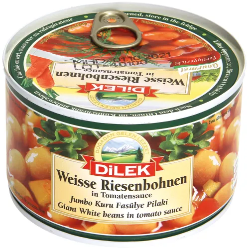 Weiße Riesenbohnen in Tomatensauce