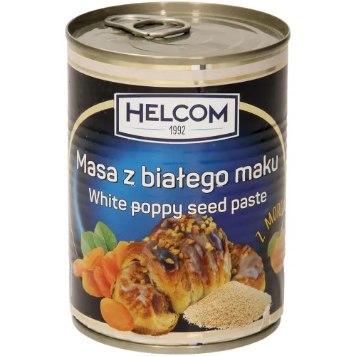 Zubereitung mit weißem Mohn, Orangeat und getrockneten Aprikosen Masa z białego maku
