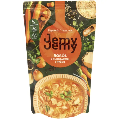 Rosol Овощной суп с курицей и рисом. Стерилизованный.