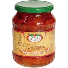 Eingelegter gerösteter roter Paprika ohn.. Eingelegter gerösteter roter Paprika ohn..