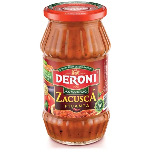 Gemüsezubereitung Zacusca pikant, mit gegrillten Paprika & Auberginen