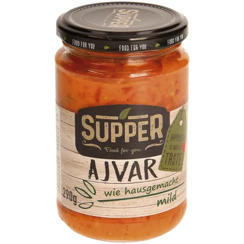 Paprika- und Auberginenzubereitung Ajvar