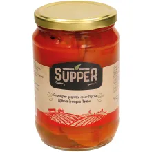Eingelegter gegrillter roter Paprika Eingelegter gegrillter roter Paprika