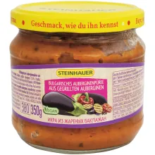 Bulgarisches Auberginenpueree aus gegril..