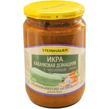 Melonenkürbispüree mit Knoblauch, pasteu.. Melonenkürbispüree mit Knoblauch, pasteu..