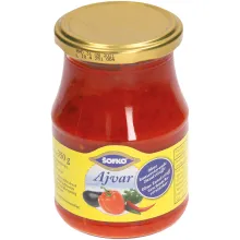 Paprika- und Auberginenzubereitung Paprika- und Auberginenzubereitung