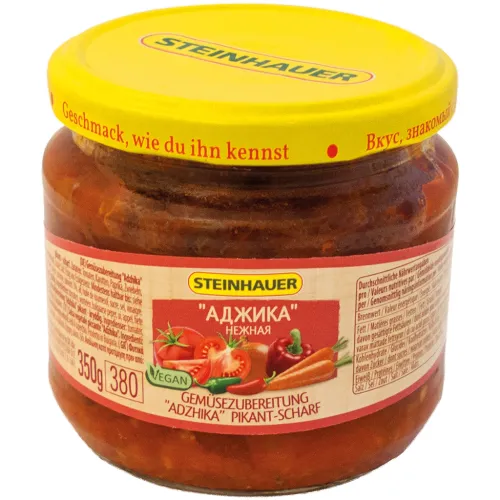 Gemüsezubereitung Adzhika pikant-scharf