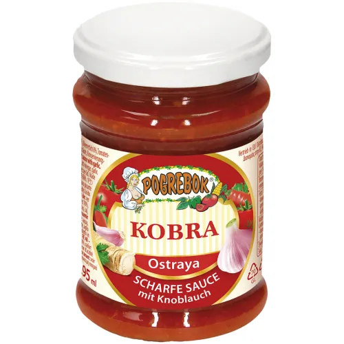 POGREBOK Scharfe Sauce mit Knoblauch Kobra