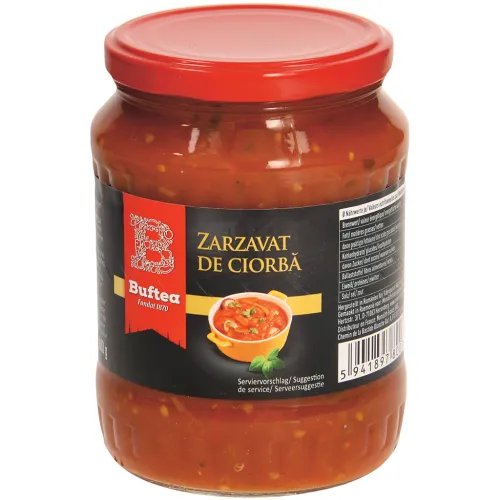 Buftea-Zarzavat de ciorba - Tomaten-Paprika-Zubereitung. Pasteurisiert.