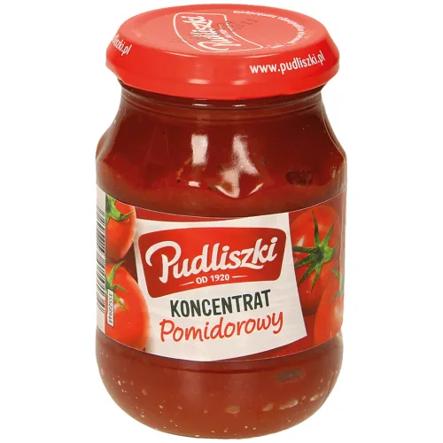 Zweifach konzentriertes Tomatenmark. Pasteurisiertes Produkt.