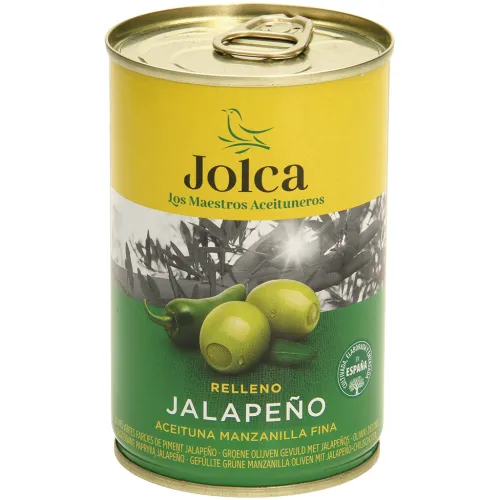 Gefüllte grüne Oliven Jalapeno-Chilischoten