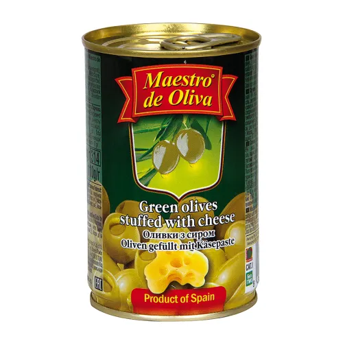 Зеленые оливки с сыром