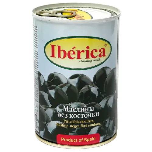 Schwarze Oliven IBERICA ohne Stein