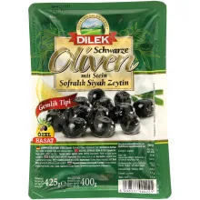 Schwarze Oliven mit Stein Schwarze Oliven mit Stein