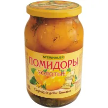 Желтые помидоры, консервированные