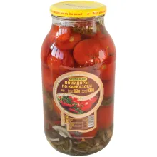 Eingelegte Tomaten nach kaukasischer Art Eingelegte Tomaten nach kaukasischer Art