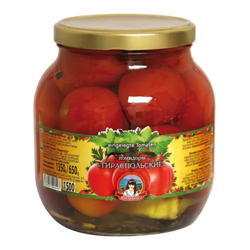 Eingelegte Tomaten Tiraspolskije-Moldawanka