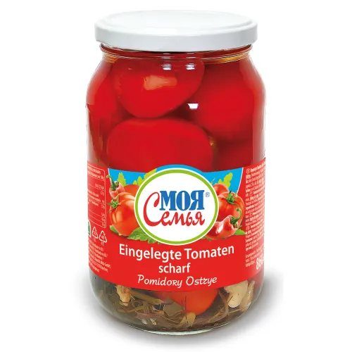 MOJA SEMJA Eingelegte Tomaten, scharf