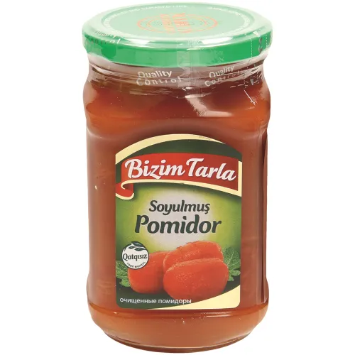 Bizim Tarla - Ganze geschälte Tomaten in Tomatensaft