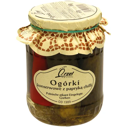 Eingelegte Gurken, pikant. Pasteurisiert.