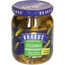 Kleine eingelegte Gurken. Pasteurisiert. Kleine eingelegte Gurken. Pasteurisiert.