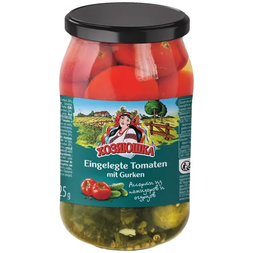 HOSYAUSHKA Eingelegte Tomaten und Gurken