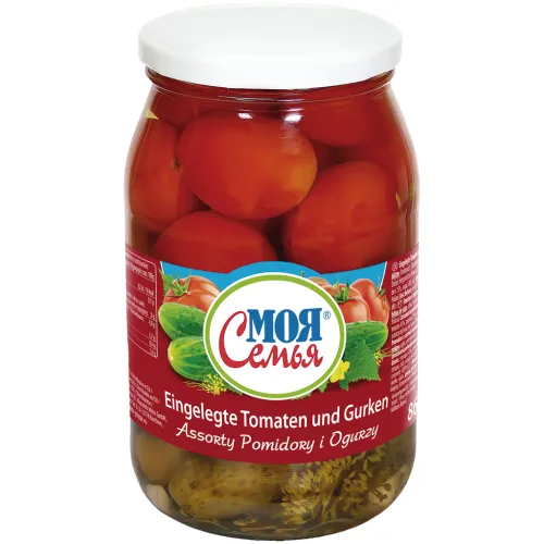 MOJA SEMJA Eingelegte Tomaten und Gurken