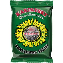 Geröstete schwarze Sonnenblumenkerne mit.. Geröstete schwarze Sonnenblumenkerne mit..
