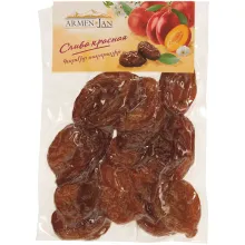 Rote Trockenpflaumen, entsteint, geschwe..