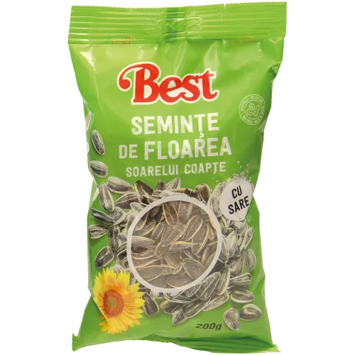 Gestreifte Sonnenblumenkerne Best, ungeschält, gesalzen und geröstet