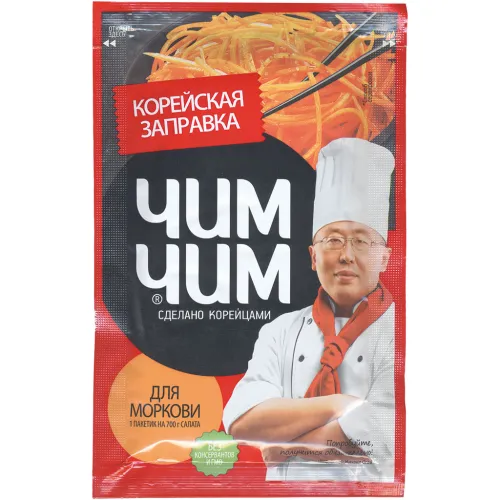Приправа Chim-Chim для приготовления морковного салата по-корейски, с сахароми и и подслостителем