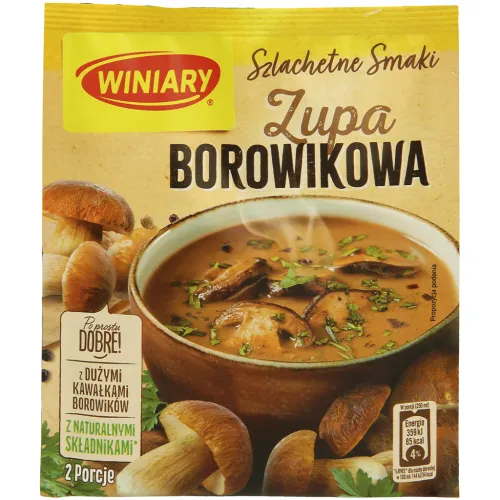 Aromatisierte Cremesuppe mit Steinpilzen Jak u mamy - Zupa Borowikowa